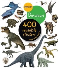 Eyelike Stickers: Dinosaurs цена и информация | Книги для самых маленьких | pigu.lt