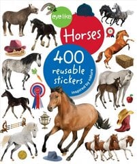 Eyelike Stickers: Horses цена и информация | Книги для самых маленьких | pigu.lt