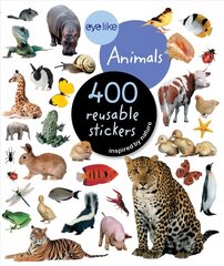 Eyelike Stickers: Animals: Animals цена и информация | Книги для самых маленьких | pigu.lt