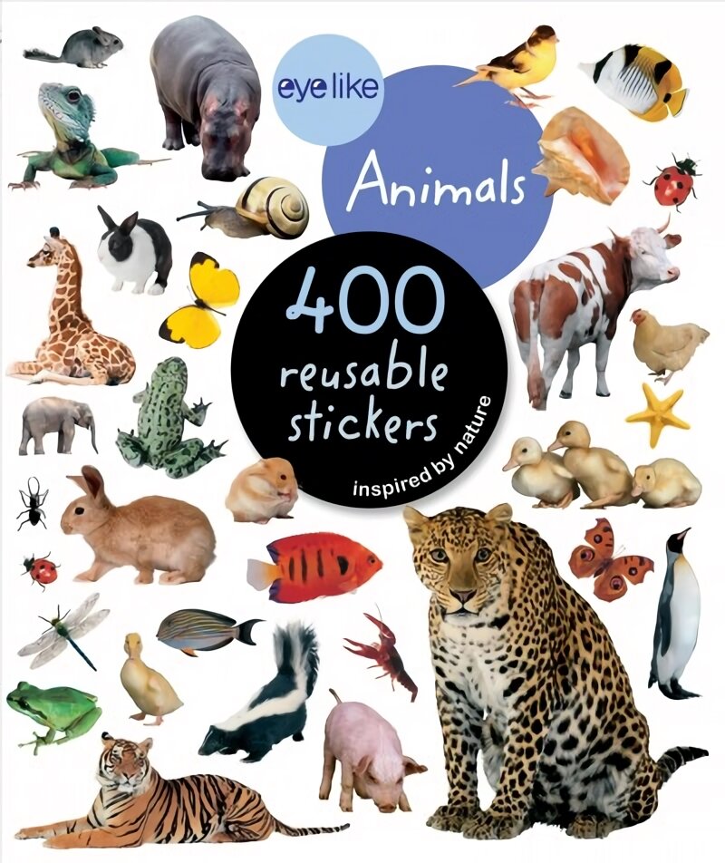 Eyelike Stickers: Animals: Animals kaina ir informacija | Knygos mažiesiems | pigu.lt