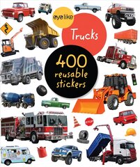 Eyelike Stickers: Trucks цена и информация | Книги для самых маленьких | pigu.lt