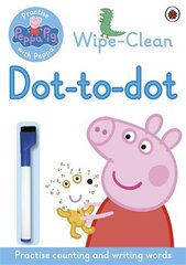 Peppa Pig: Practise with Peppa: Wipe-clean Dot-to-Dot цена и информация | Книги для малышей | pigu.lt