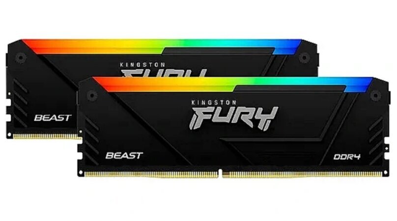 Kingston Fury Beast RGB (KF426C16BB2AK2/16) kaina ir informacija | Operatyvioji atmintis (RAM) | pigu.lt