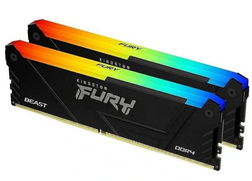 Kingston Fury Beast RGB (KF426C16BB2AK2/16) kaina ir informacija | Operatyvioji atmintis (RAM) | pigu.lt