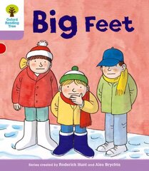 Oxford Reading Tree: Level 1plus: First Sentences: Big Feet, Level 1, First Sentences: Big Feet kaina ir informacija | Knygos paaugliams ir jaunimui | pigu.lt