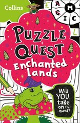 Enchanted Lands: Solve More Than 100 Puzzles in This Adventure Story for Kids Aged 7plus цена и информация | Книги для подростков  | pigu.lt