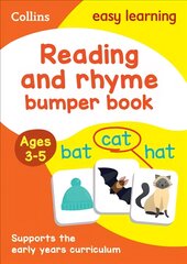 Reading and Rhyme Bumper Book Ages 3-5: Ideal for Home Learning kaina ir informacija | Knygos paaugliams ir jaunimui | pigu.lt