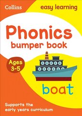 Phonics Bumper Book Ages 3-5: Ideal for Home Learning kaina ir informacija | Knygos paaugliams ir jaunimui | pigu.lt