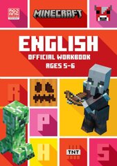 Minecraft English Ages 5-6: Official Workbook kaina ir informacija | Užsienio kalbos mokomoji medžiaga | pigu.lt