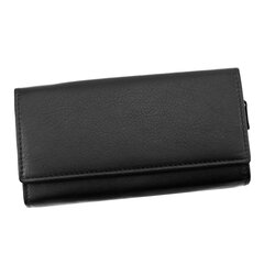 Piniginė Genuine Leather 513BLK-AN цена и информация | Женские кошельки, держатели для карточек | pigu.lt