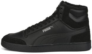 Sportiniai batai vyrams Puma Shuffle Mid Fur Flat Black 387609 01, juodi kaina ir informacija | Kedai vyrams | pigu.lt