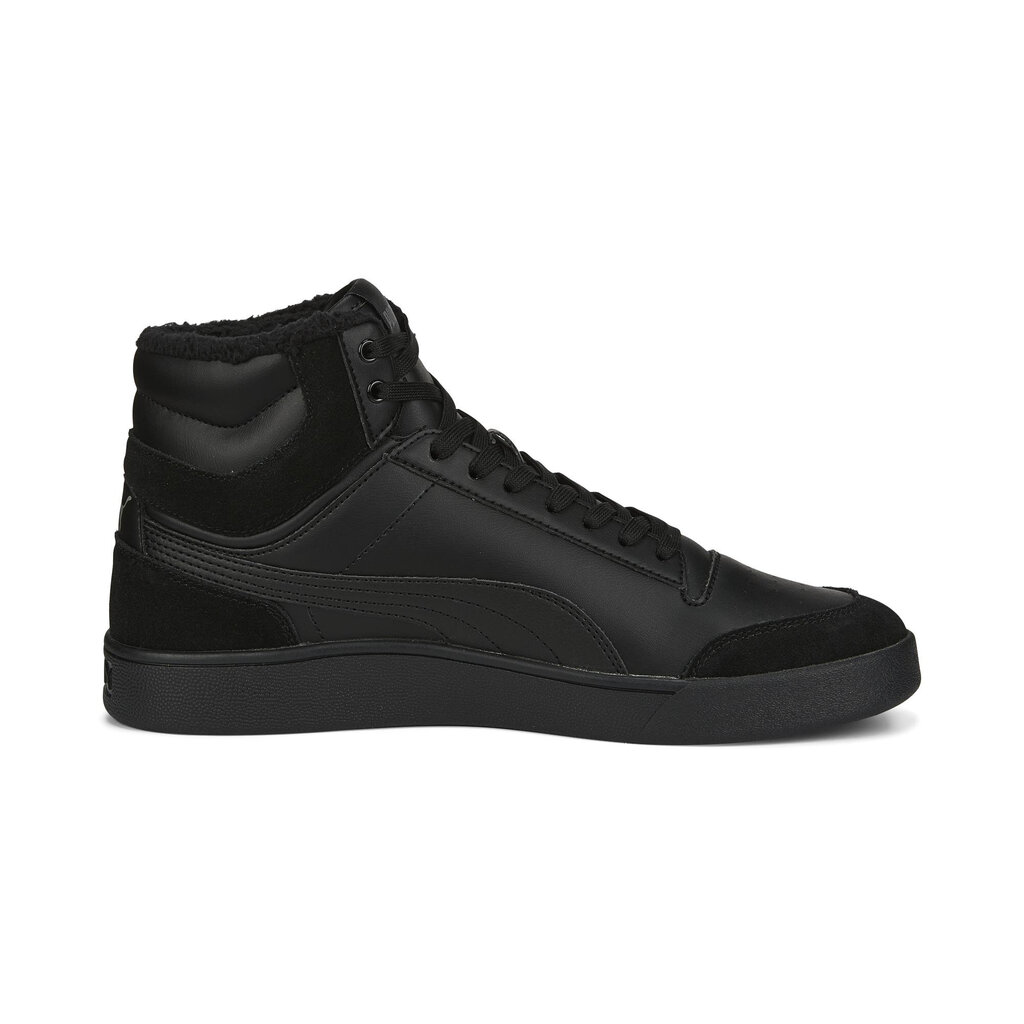 Sportiniai batai vyrams Puma Shuffle Mid Fur Flat Black 387609 01, juodi kaina ir informacija | Kedai vyrams | pigu.lt