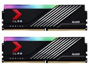 PNY XLR8 Gaming Mako Epic-X RGB (MD32GK2D5640040MXWRGB) цена и информация | Оперативная память (RAM) | pigu.lt