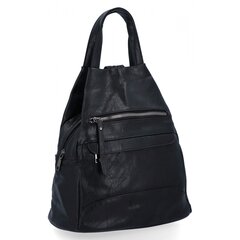 Moteriška rankinė, kuprinė, Herisson, juoda 1452H2023-43 цена и информация | Женские сумки | pigu.lt
