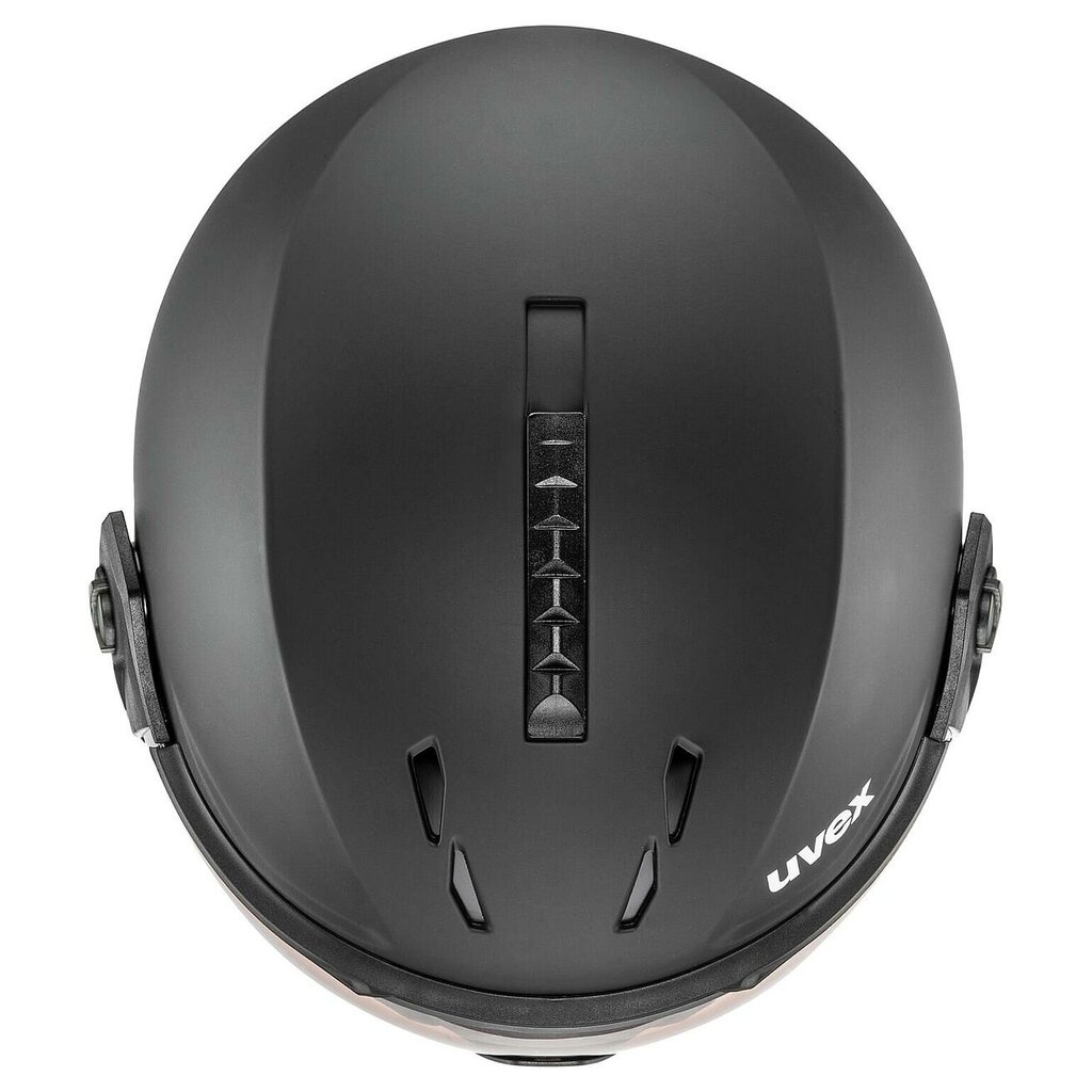 Slidinėjimo šalmas Uvex Instinct Visor Pro V, juodas цена и информация | Slidinėjimo šalmai | pigu.lt