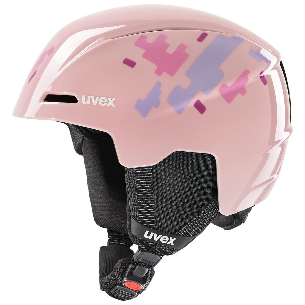 Slidinėjimo šalmas Uvex viti pink , puzzle, rožinis kaina ir informacija | Slidinėjimo šalmai | pigu.lt