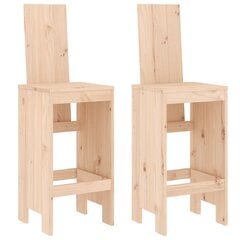 5-ių dalių lauko kėdžių komplektas vidaXL, ruda kaina ir informacija | Lauko kėdės, foteliai, pufai | pigu.lt