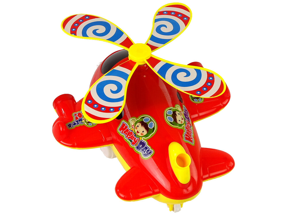 Lėktuvas stumdukas, raudonas kaina ir informacija | Žaislai kūdikiams | pigu.lt