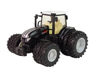 Nuotoliniu būdu valdomas metalinis traktorius, juodas kaina ir informacija | Žaislai berniukams | pigu.lt