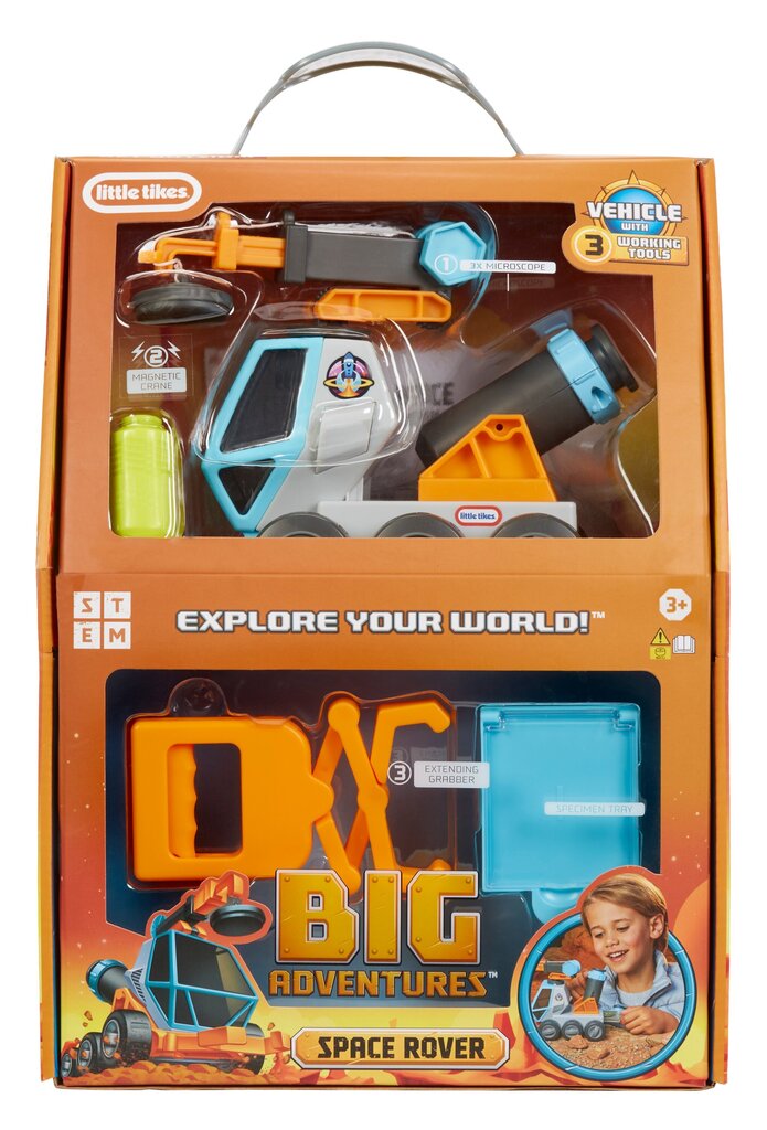 Žaislinė kosmoso tyrinėjimo mašina Little Tikes Big adventures kaina ir informacija | Žaislai berniukams | pigu.lt