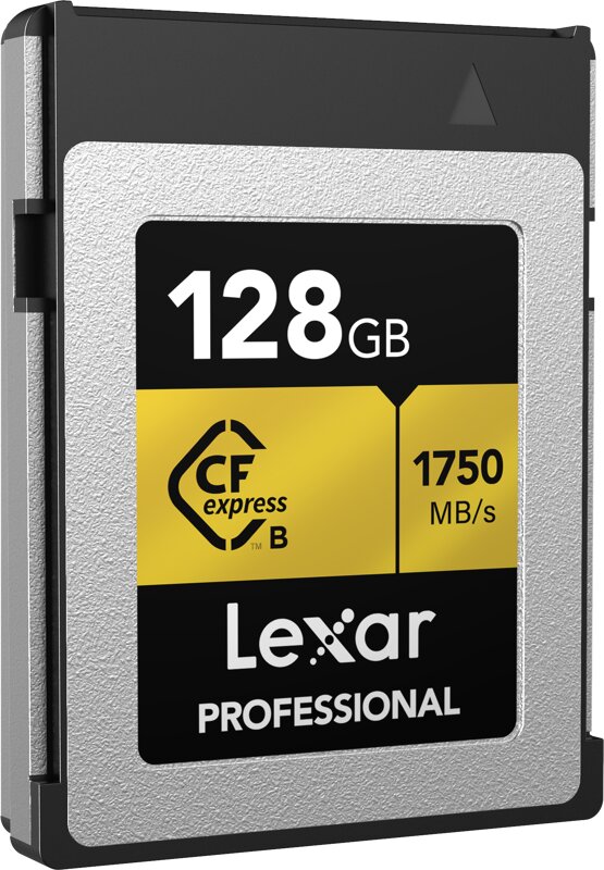 Lexar CFexpress Pro Gold R1750/W1500 128GB kaina ir informacija | Atminties kortelės fotoaparatams, kameroms | pigu.lt