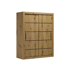 Spinta ADRK Furniture Morell 160, ruda kaina ir informacija | Spintos | pigu.lt