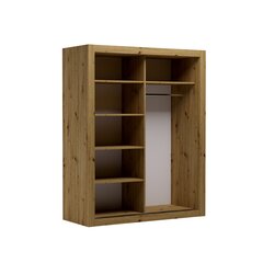 Spinta ADRK Furniture Modi-M 160, ruda kaina ir informacija | Spintos | pigu.lt