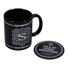 Stark Industries Mug and Coaster kaina ir informacija | Žaidėjų atributika | pigu.lt