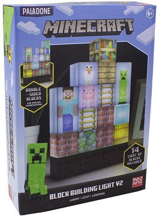 Minecraft Block Building Light Character Edition kaina ir informacija | Žaidėjų atributika | pigu.lt