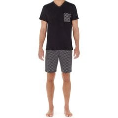 Pižama vyrams HOM Vince Short Sleepwear I004 9009984244296, juoda цена и информация | Мужские халаты, пижамы | pigu.lt