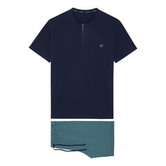 Pižama vyrams HOM Andy Short Sleepwear I0BI 9009984245743, mėlyna kaina ir informacija | Vyriški chalatai, pižamos | pigu.lt