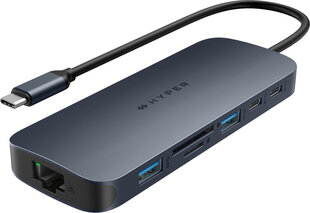 HyperDrive Next 11 Port Dua HDMI/USB-C kaina ir informacija | Kabeliai ir laidai | pigu.lt