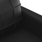 3-ių dalių sofos komplektas vidaXL, juodas kaina ir informacija | Sofos | pigu.lt