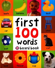 First 100 Words: A Padded Board Book kaina ir informacija | Knygos mažiesiems | pigu.lt