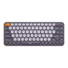 Baseus K01A Wireless Tri-Mode Keyboard Frosted Gray цена и информация | Клавиатуры | pigu.lt