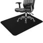 Apsauginis kėdės kilimėlis Ruhhy, juodas цена и информация | Biuro kėdės | pigu.lt