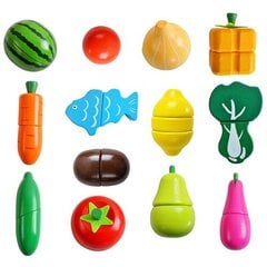 Medinių daržovių rinkinys Kruzzel kaina ir informacija | Žaislai mergaitėms | pigu.lt