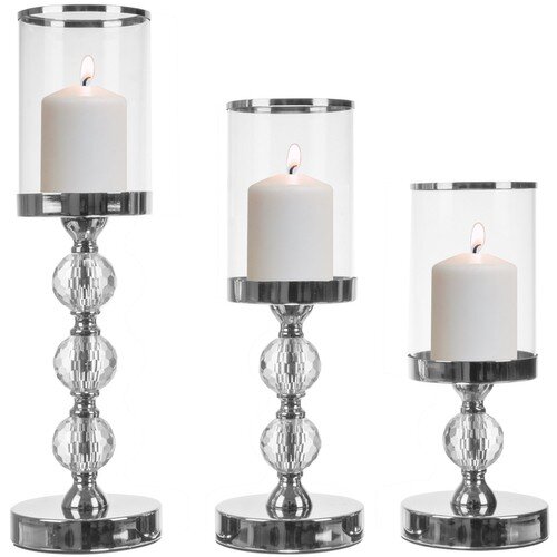 Candlestick-lantern set of 3 pcs. Ruhhy 22314 цена и информация | Žvakės, Žvakidės | pigu.lt