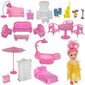 Lėlių namas su priedais Kruzzel, 65 cm kaina ir informacija | Žaislai mergaitėms | pigu.lt