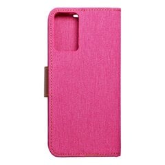 CANVAS Book case for XIAOMI Redmi NOTE 12S pink цена и информация | Календари, ежедневники | pigu.lt