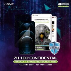 X-ONE iPhone 14 Pro/15 цена и информация | Защитные пленки для телефонов | pigu.lt