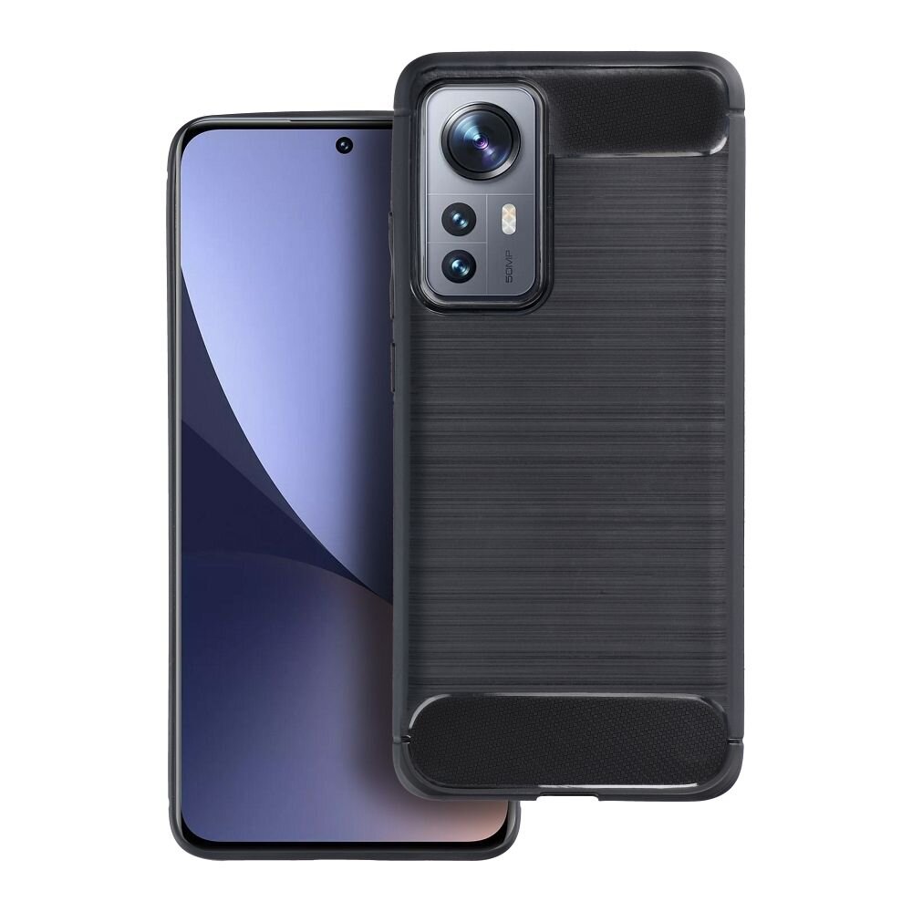 CARBON Case for HUAWEI Mate 50 PRO black kaina ir informacija | Auto reikmenys | pigu.lt