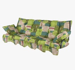 Подушка для качелей Patio Bora, зеленый цена и информация | Подушки, наволочки, чехлы | pigu.lt