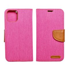 CANVAS Book case for XIAOMI Redmi 12 4G / 12 5G pink цена и информация | Календари, ежедневники | pigu.lt