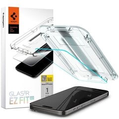Spigen Glas.TR EZ Fit Iphone 15 Pro Max цена и информация | Google Pixel 3a - 3mk FlexibleGlass Lite™ защитная пленка для экрана | pigu.lt