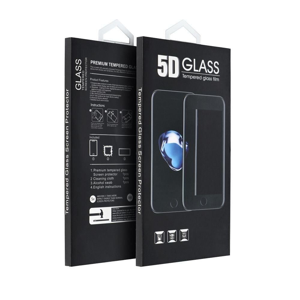 OEM 5D Full Glue Tempered Glass kaina ir informacija | Apsauginės plėvelės telefonams | pigu.lt