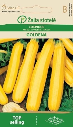 Cukinijos Goldena цена и информация | Daržovių, uogų sėklos | pigu.lt