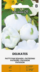 Патиссон DELIKATES, 1.5 г цена и информация | Семена овощей, ягод | pigu.lt