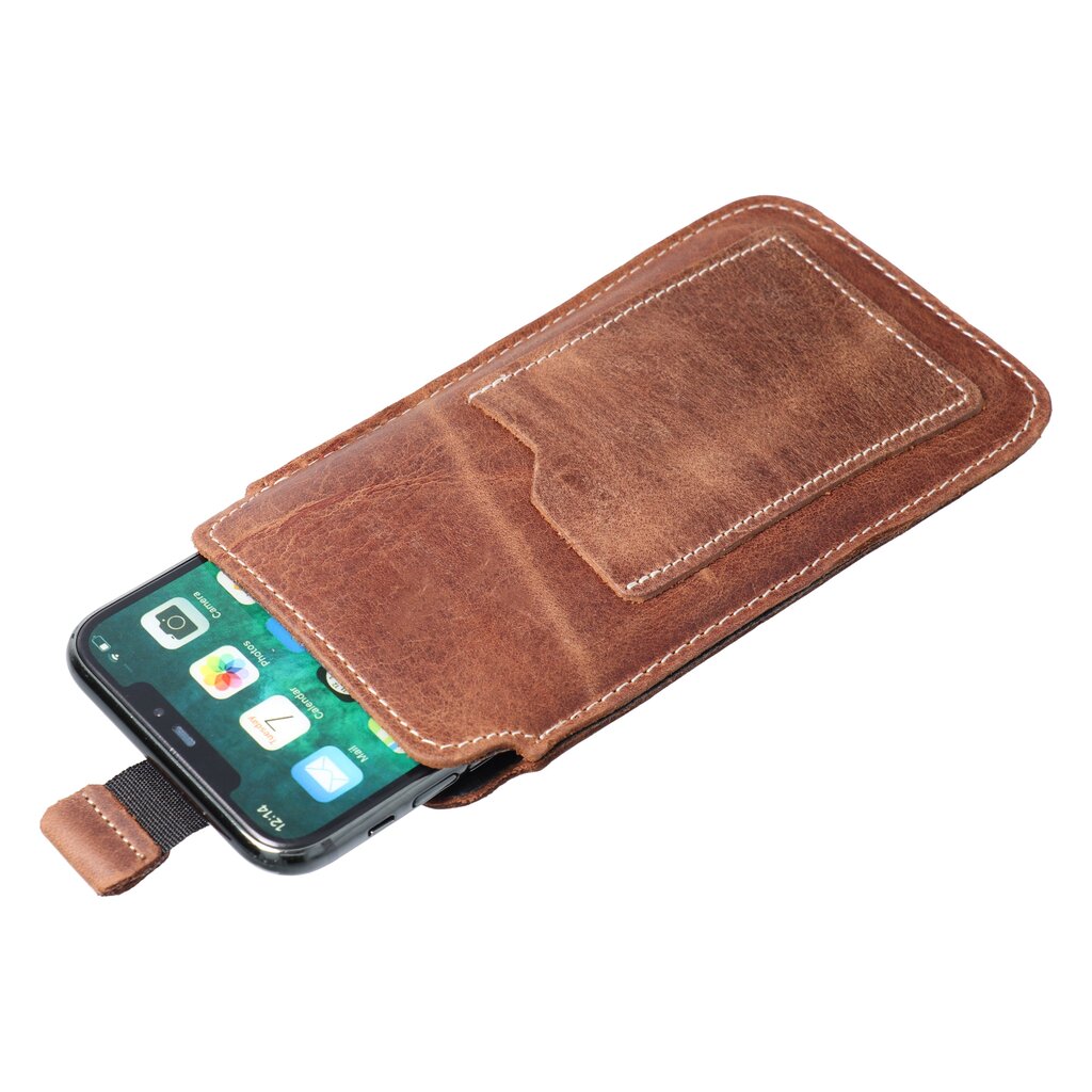 Royal Crazy Horse Leather Pocket kaina ir informacija | Telefono dėklai | pigu.lt