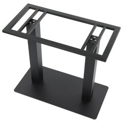 Основание стола SH-5003-3, 80х40 см, чёрное цена и информация | Ножки для мебели | pigu.lt